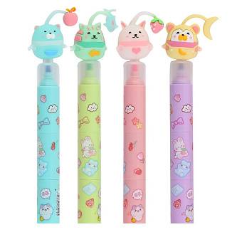 Текстовыделитель SUNSHINE "Fruit Animals" 1-5мм, ассорти, фото №2