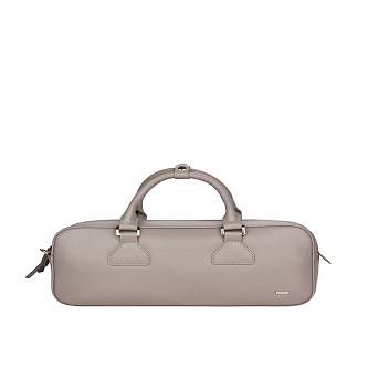 Сумка ESSE ПИКСИ PRALINE кожа бергамо серо-беж.