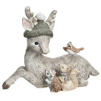 Фигурка декоративная "Олень", L13 W6 H11 см