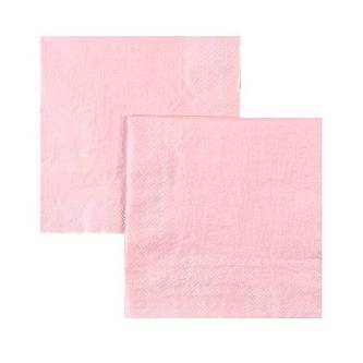 Салфетка Пастель розовая 33 см 12шт