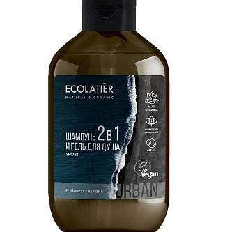 Гель-шампунь д/д Ecolatier Men URBAN 2в1 Sport 600мл