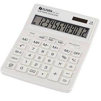 Калькулятор Eleven 12 разр SDC-444X-WH  155*204*33мм, белый