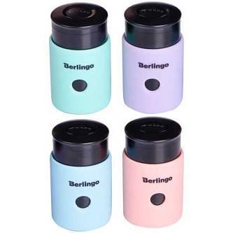 Точилка пластиковая "Instinct" с контейнером, 1 отв, асс