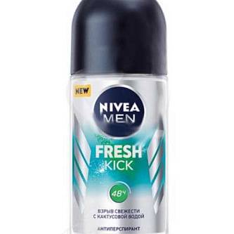 Део-ролик Nivea Men Fresh Kick 50мл