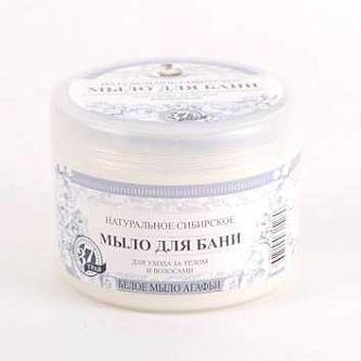 Мыло для бани "ТСА" 500мл Белое банка