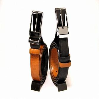Ремень двухсторонний Элит, кожа