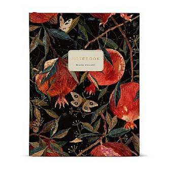 Блокнот-престиж А5 80л кл "Флора. Гранат"