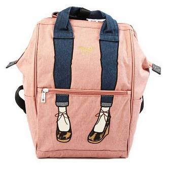 Рюкзак ткань 1 отд. 25x41x14см HIMAWARI, розовый