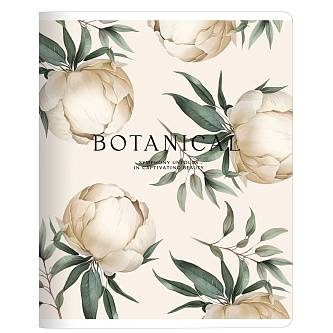 Тетрадь 48л КЛЕТКА "Peony", айвори