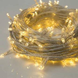 Гирлянда эл. LED-200-220V, 20м, силикон, 8 р, т/белый