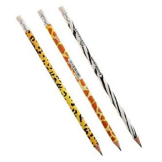 Карандаш чернографитный EK Саванна, ТМ, с ластиком