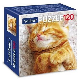 Пазлы Котиков много не бывает 120эл А5 150*150мм Хатбер "Premium