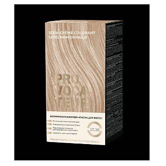 Крем-краска PROVOCATEUR безаммиачная 10.38 Кремовый шелк, фото №1