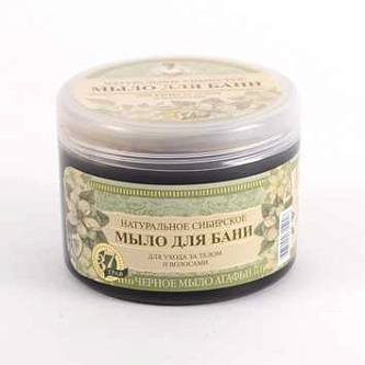 Мыло для бани "ТСА" 500мл Черное банка