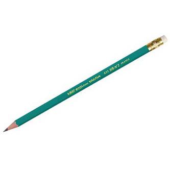 Карандаш чернографитный Bic Evolution ТМ, c ластиком