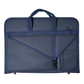 Папка д/худ А3 молн пластик карман синяя НП ЗХК