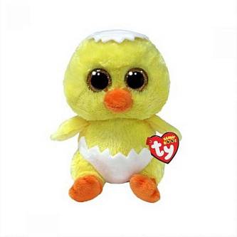 Игрушка мягкая TY Beanie Boos Цыплёнок PEETIE 15см
