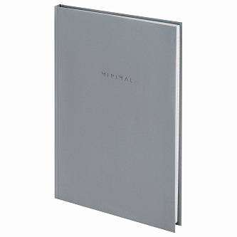 Блокнот А4 80л кл "Minimal" серый, тв.обл