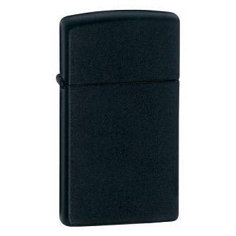 Зажигалка ZIPPO Slim Black черная матовая