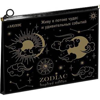Папка на молнии с расширением "Zodiac-2" A5, тиснение фольгой