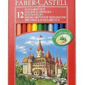 Карандаши цветные Faber-Castell ECO Замок 12цв., шестигр