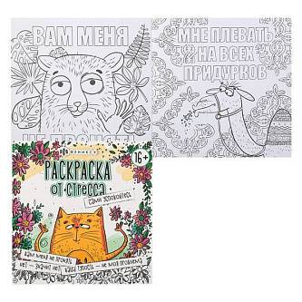 Раскраска Сами успокойтесь 16л мел картон 16+