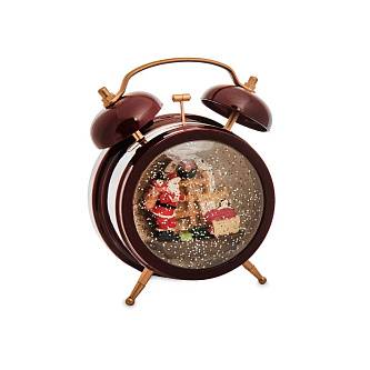 Будильник новогодний  с подсветкой