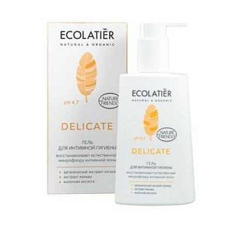 Гель д/интим. гиг. ECOLATIER Delicate 250мл