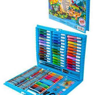 Набор для рисования "Дино компания" 150 пр пласт кейс