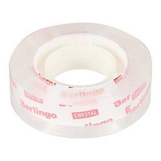 Клейкая лента канцелярская 12мм*33м, кристально-прозрачная