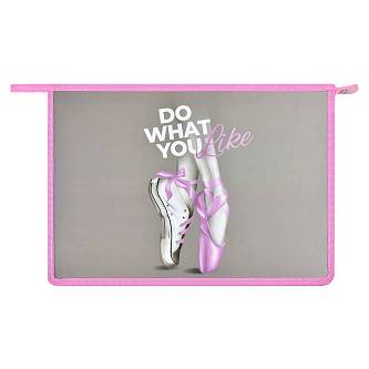 Папка д/тетр А4 пластик молния Будь разной Феникс