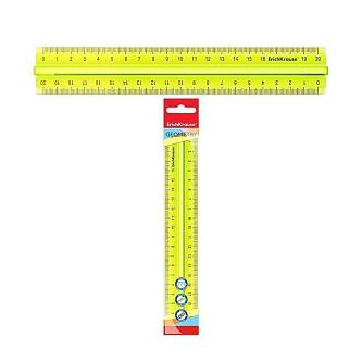 Линейка с держателем ErichKrause® Neon, 20см, ассорти