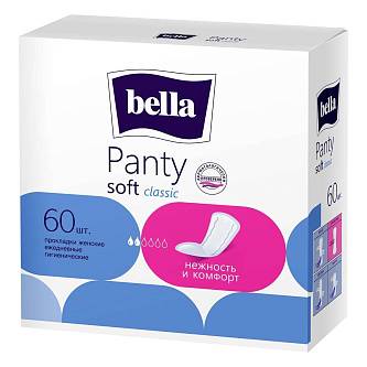 Прокладки ежедн Bella Panty Soft Classic 60шт