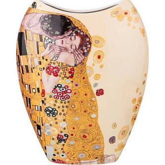 Ваза "Поцелуй" (Г. Климт) 25,5см кремовая