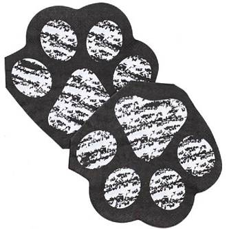 Салфетка фигурная "Котики" 25см 12шт