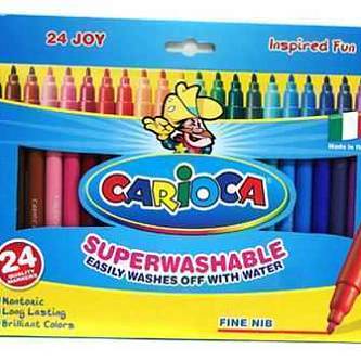 Фломастеры "CARIOCA" 24 цв.