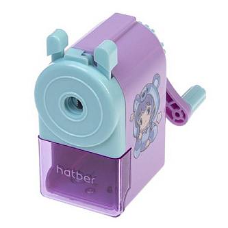 Точилка механическая Hatber "Мяу аниме" с рисунком