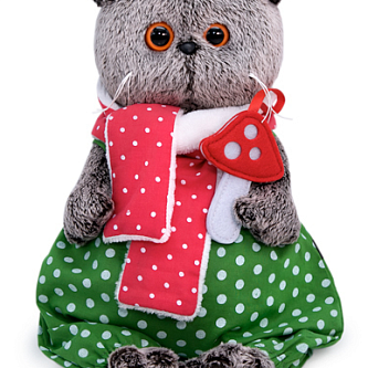 Игрушка мягкая Басик с мухомором