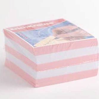 Блок для записи 9х9х5 розовый