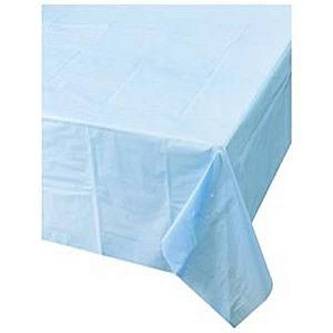 Скатерть п/э Пастель голубая 1,4х2,75м