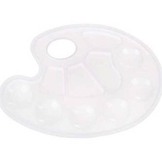 Палитра художника овальная 10 ячек