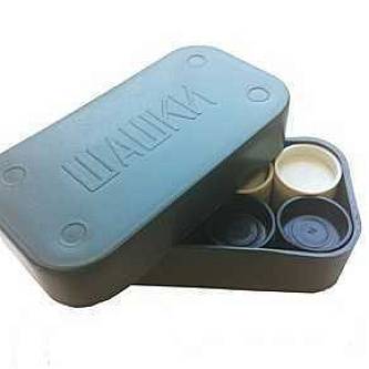 Шашки в пластиковой коробке