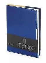 Ежедневник недат A5 "METROPOL" синий, фото №1