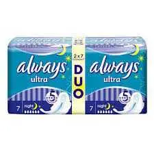 Прокладки гигиен Always Ultra Night 14шт, фото №1
