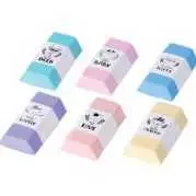 Ластик Berlingo "Pastel" 50х28х12мм, ассорти, фото №1