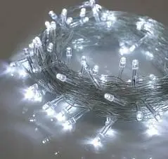 Гирлянда эл. LED-100-220V, 10м, силикон, 8р, белый, фото №1