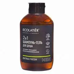 Гель-шампунь д/д Ecolatier Men URBAN 2в1 Extra Fresh 400мл, фото №1