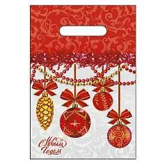 Пакет п/э "Бантики" 20*30см, фото №1