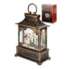 Светильник НГ музык."Снежный камин"16.6*8.8*25 см, USB, фото №1