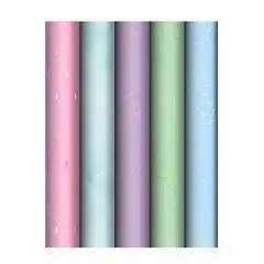 Бумага упаковочная "Pastel colors" 70*100см в рулоне, фото №1